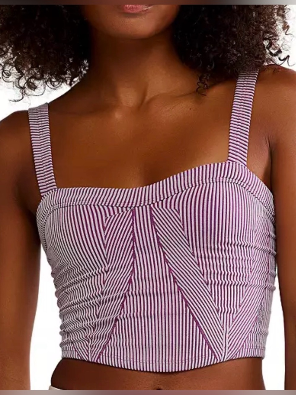 FP Movement by Free People Perfectly Plated Cami Deep Mulberry M/L